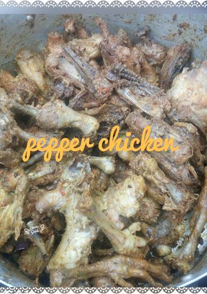 A picture of Peppered chicken.