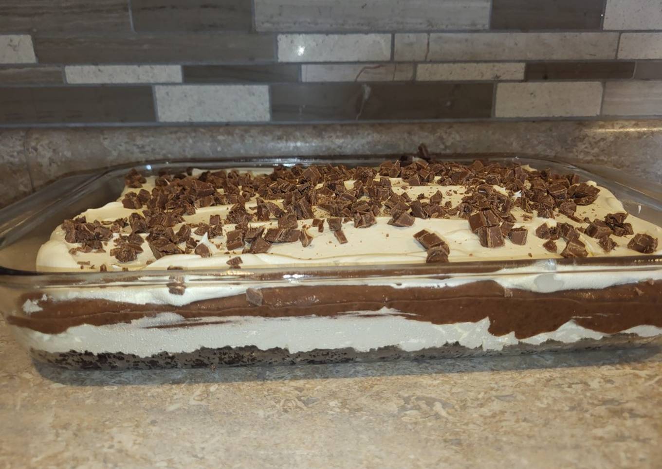 Chocolate Lasagna (Oreo Delight)