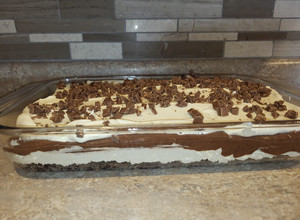 A picture of Chocolate Lasagna (Oreo Delight).