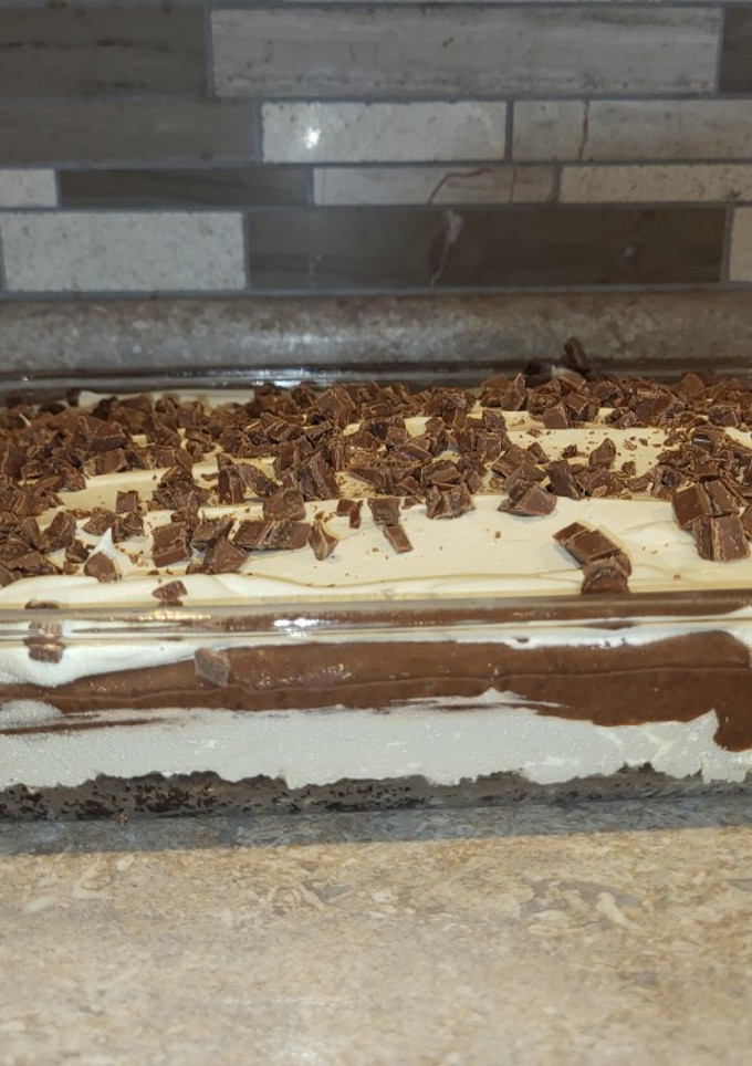A picture of Chocolate Lasagna (Oreo Delight).