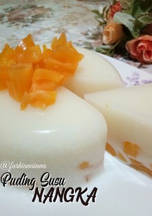 Foto resep Puding Susu Mangga
