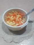 Fácil ensalada de manzana con zanahoria