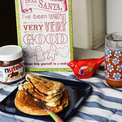 A picture of Nutella Stuffed Pancakes.