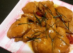 Hình của món Thịt gà kho coca.