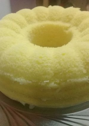 Foto resep Bolu kukus nutrijel simple lembut berisi gak sereet
