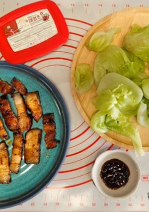 รูปของ หมูสามชั้นหมักซอสโคชูจัง ทำง่ายอร่อยมาก