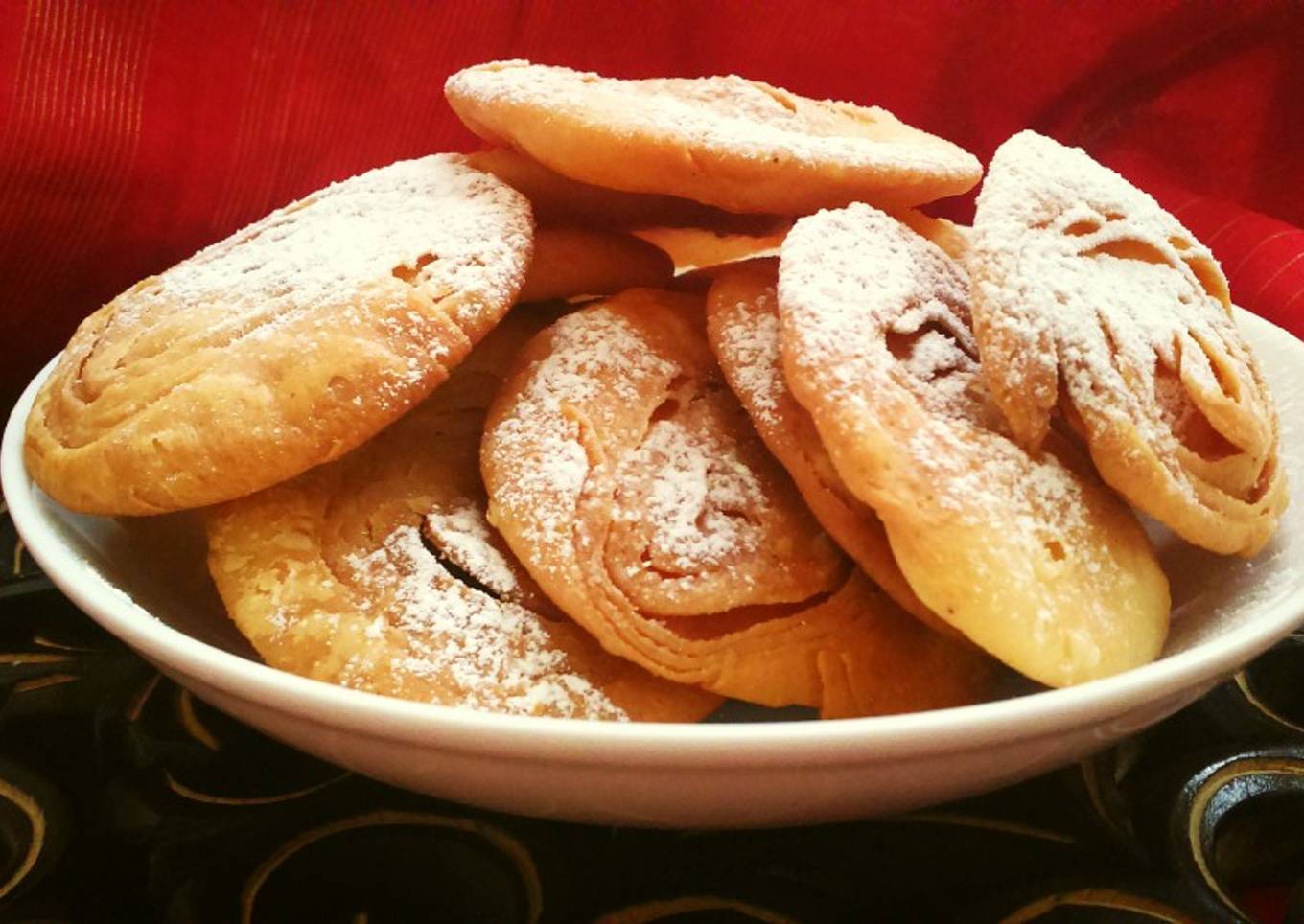 Chiroti or khaaja(without sugar syrup)
