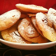 A picture of Chiroti or khaaja(without sugar syrup).