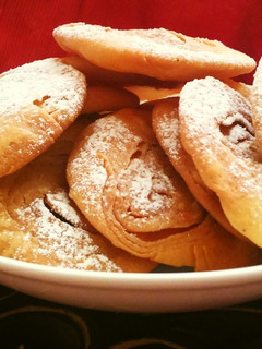 A picture of Chiroti or khaaja(without sugar syrup).