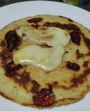 Arepa🫓de maíz🌽tierno con bocadillo🍯de guayaba y queso🌽🧀🫓