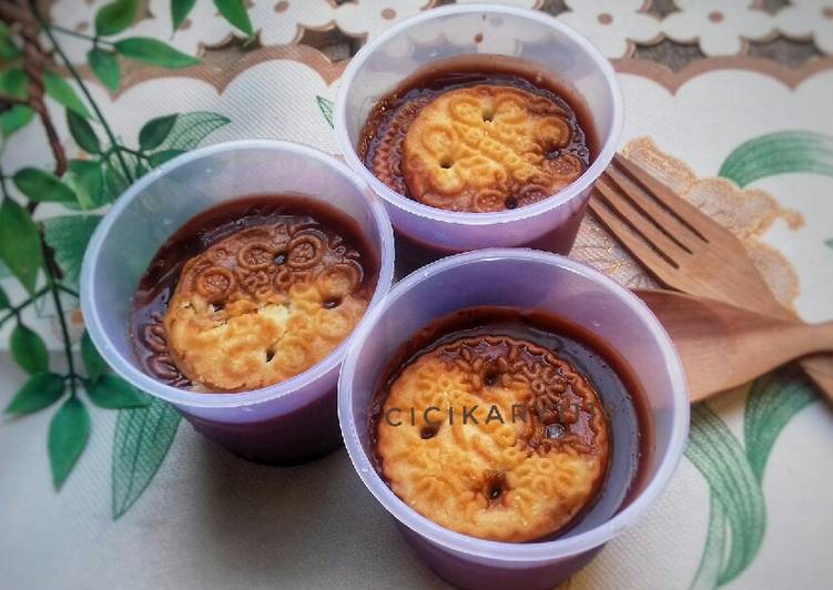 Resep 5. Puding biskuit kelapa yang Sempurna