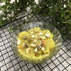 Suji halwa A picture of Suji halwa.
