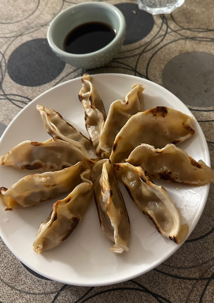 Una foto de Gyozas de cerdo