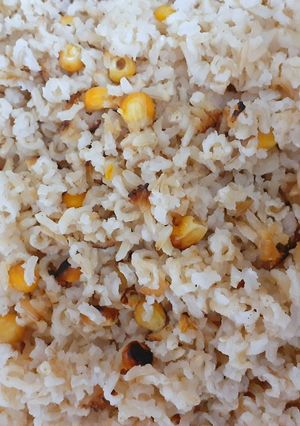 A picture of Brown rice.