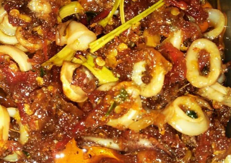 Langkah memasak Sambel cumi yang Lezat Sekali