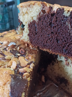 Una foto de Torta marmolada fácil y económica