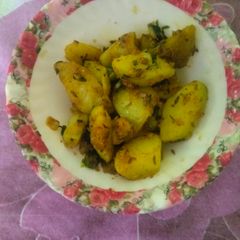 A picture of Jeera aloo.