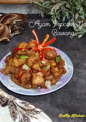 Foto resep Ayam Popcorn Goreng Bawang