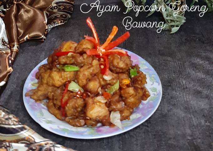 Ayam Popcorn Goreng Bawang