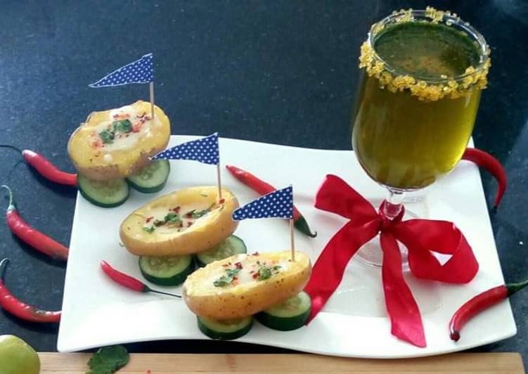 How to Cook Tasty Chessy potato boats (appetizer)      #_eidmeetup This is A Recipe That Has Been Tested  From My Kitchen !!