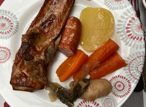 Une photo de Lard frais grillé à l'air fryer