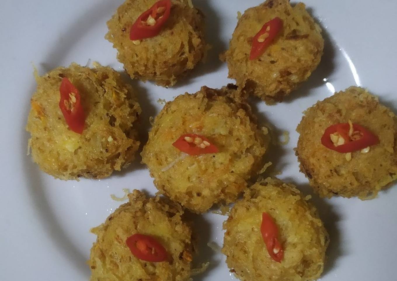 Tahu Remes Bihun Goreng