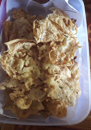 Foto resep Peyek udang tanpa santan