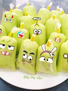 Hình của món Kem túi bơ sữa chua trái cây.