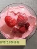 Sorvete natural com 3 frutas