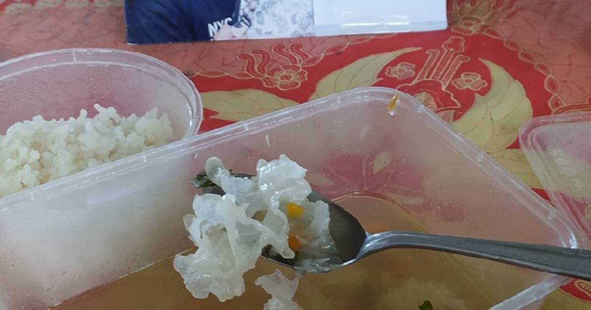 Resep Sup Manten Sup Jamur Putih Jamur Salju Oleh Echacica Noviana