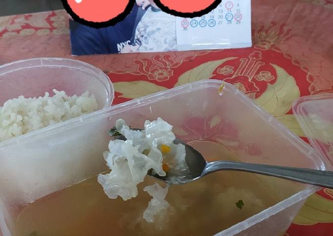 Resep Sup Manten Sup Jamur Putih Jamur Salju Oleh Echacica Noviana