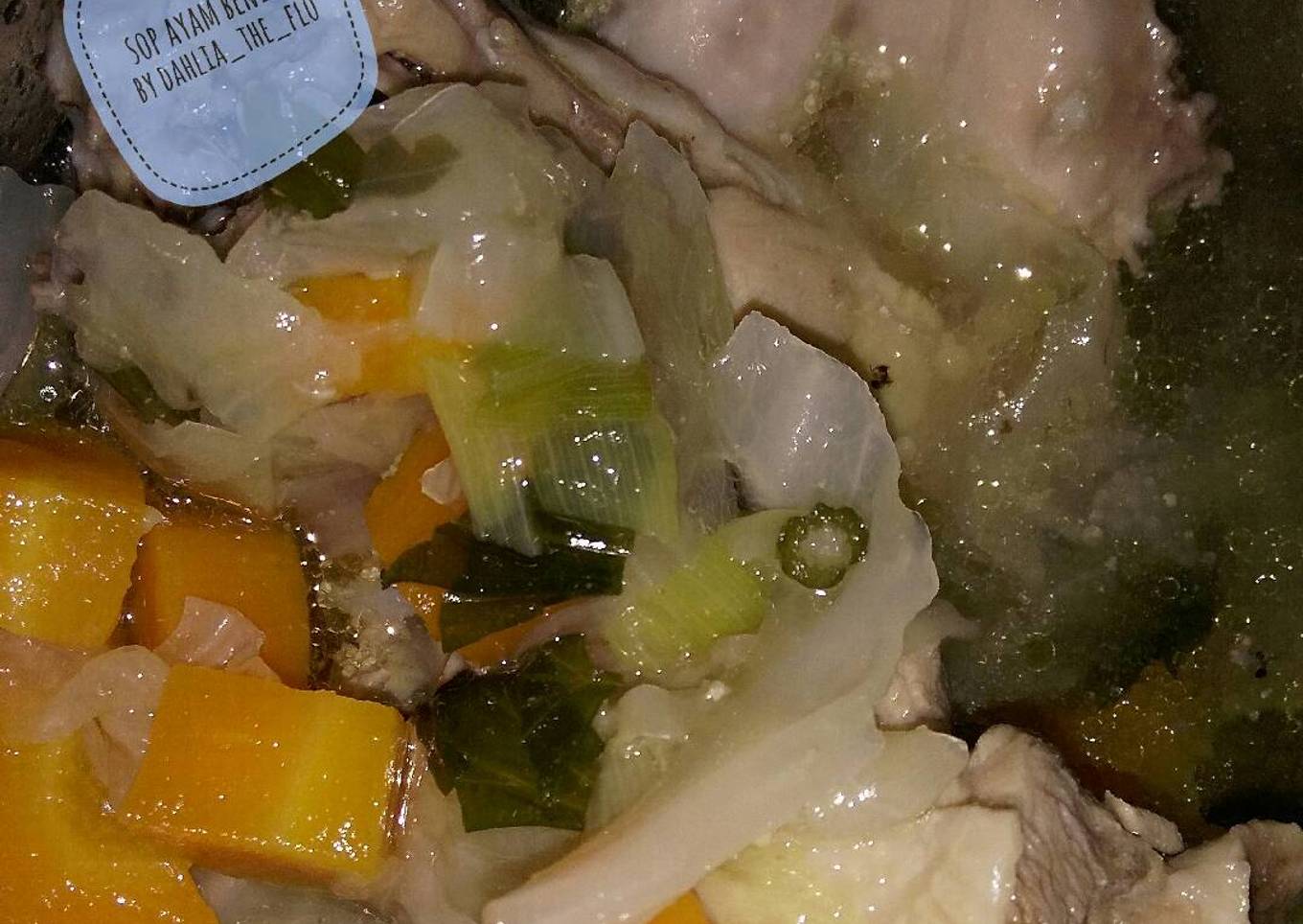 Sop ayam sederhana