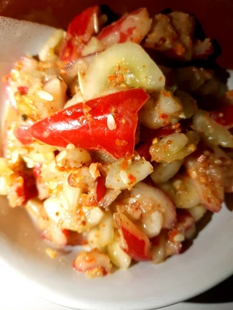 Cara Gampang Membikin Resep  Rujak jambu+timun yang Bikin Ngiler, Bikin Ketagihan
