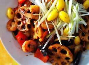 รูปของ กุ้งผัดฮอยซินซอส
