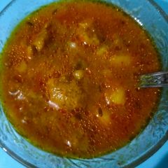 A picture of Soybean ki sabji.