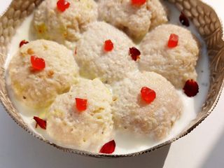 No Cook Stuffed Bread Rasmalai/Dessert
