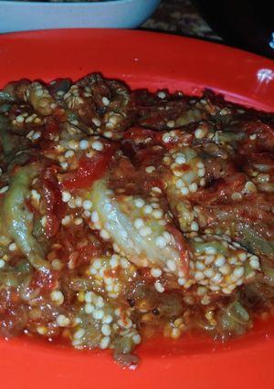 Foto resep Pecak terong hijau