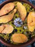 102. Arroz al horno con pasas y garbanzos (principal arroz)