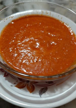 लाल मिर्च की चटनी(lalmirch ki chutney recipe in hindi) रेसिपी मुख्य फोटो