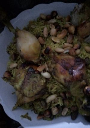 صورة لوصفة ارز في الفرن