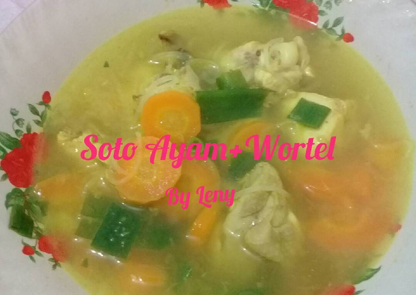 Soto ayam+wortel