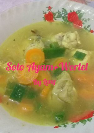 Foto resep Soto ayam+wortel