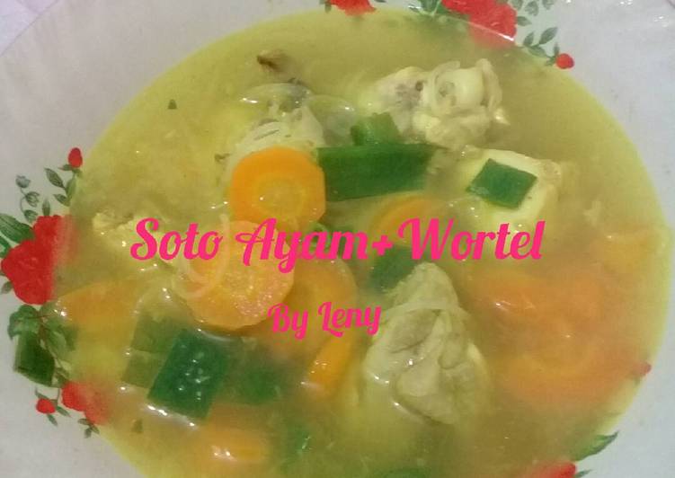 Resep Soto ayam+wortel Yang Bikin Ngiler