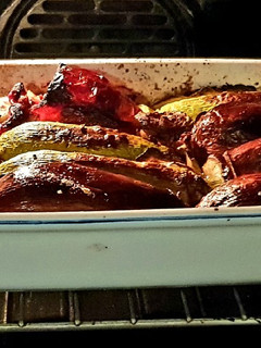 A picture of Stuffed vegetables aka Greek Gemista.