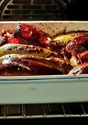 A picture of Stuffed vegetables aka Greek Gemista.