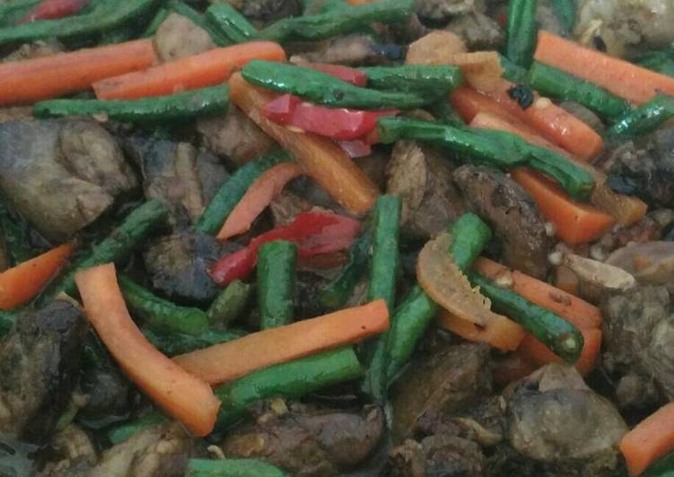 Resep Tumis Ati Ampela, Enak Banget