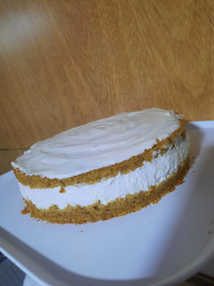Una foto de Carrot cake + cheesecake