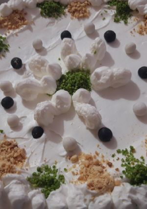 صورة لوصفة كيكة عادية بالحليب والليمون