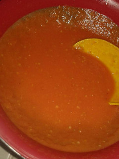 Una foto de Crema de tomate