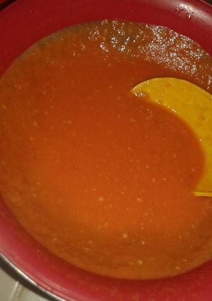 Una foto de Crema de tomate
